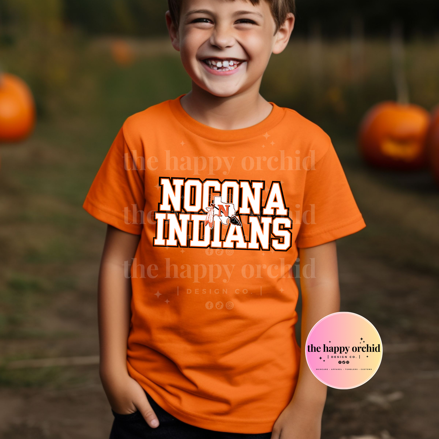 Youth NOCONA INDIANS Logo Top