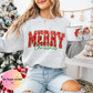 MERRY CHRISTMAS Glitter Top