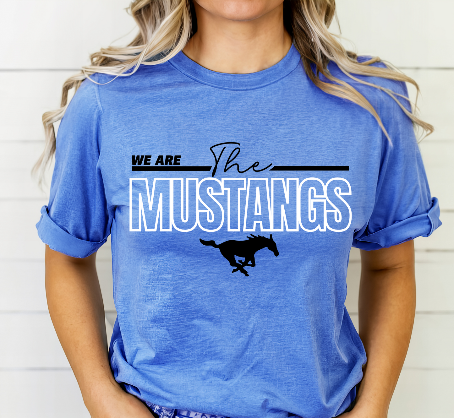 WE ARE THE MUSTANGS tee