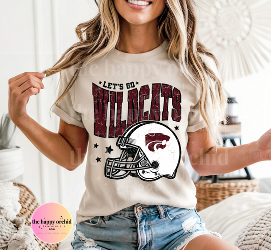 NEW WILDCAT FOOTBALL tee