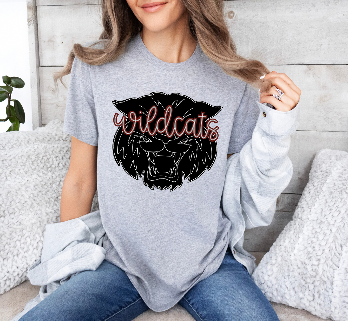 WILDCATS MASCOT tee