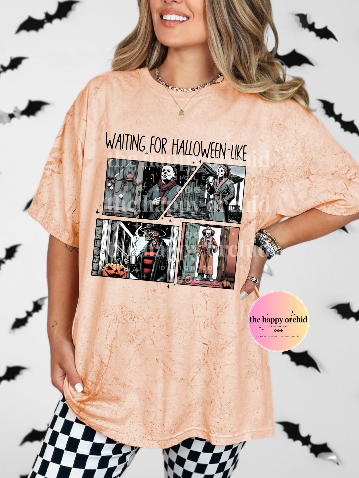 WAITING FOR HALLOWEEN - Color Blast Top