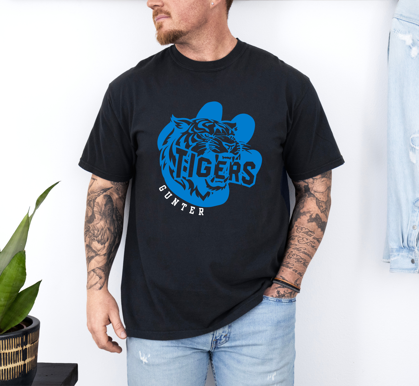 GUNTER TIGERS PAW PRINT tee