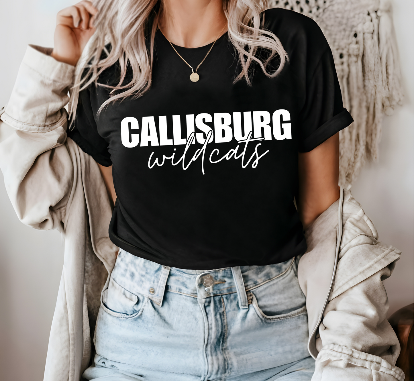 CALLISBURG WILDCATS tee