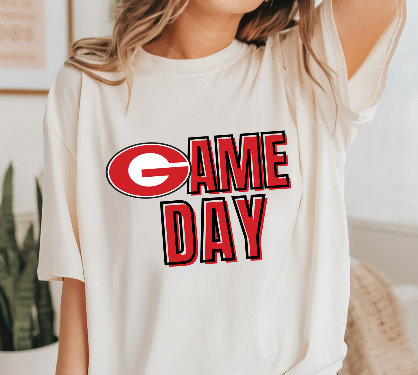 GAME DAY LEOPARDS tee