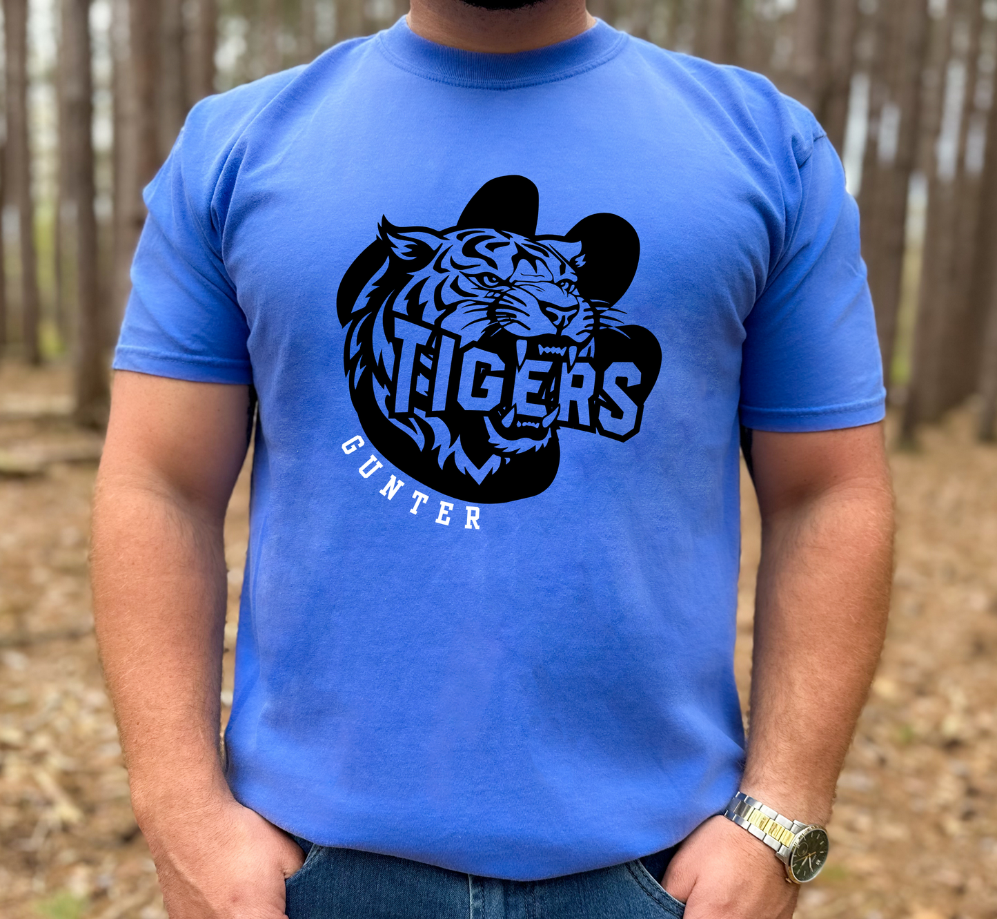 GUNTER TIGERS PAW PRINT tee