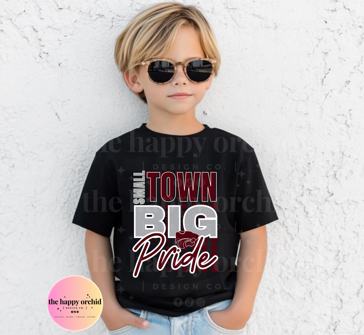 NEW Youth Small Town Big Pride Top
