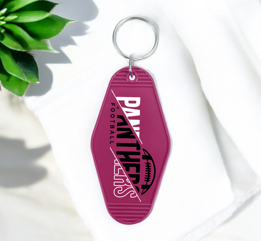 SAINT JO PANTHERS FOOTBALL Motel Keychain