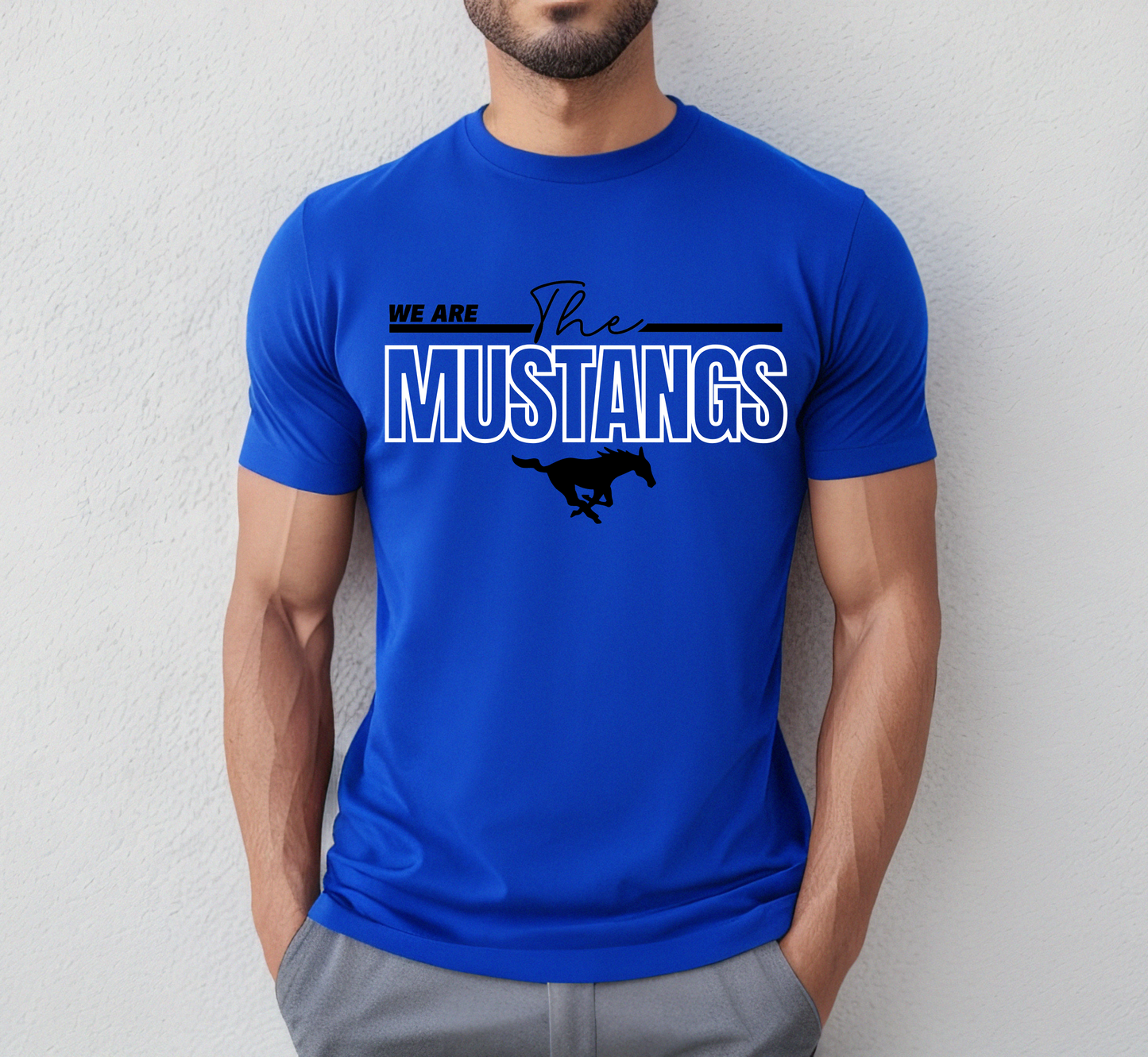 WE ARE THE MUSTANGS tee