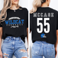 WILDCAT FOOTBALL MOM - THACKERVILLE Personalized Tee