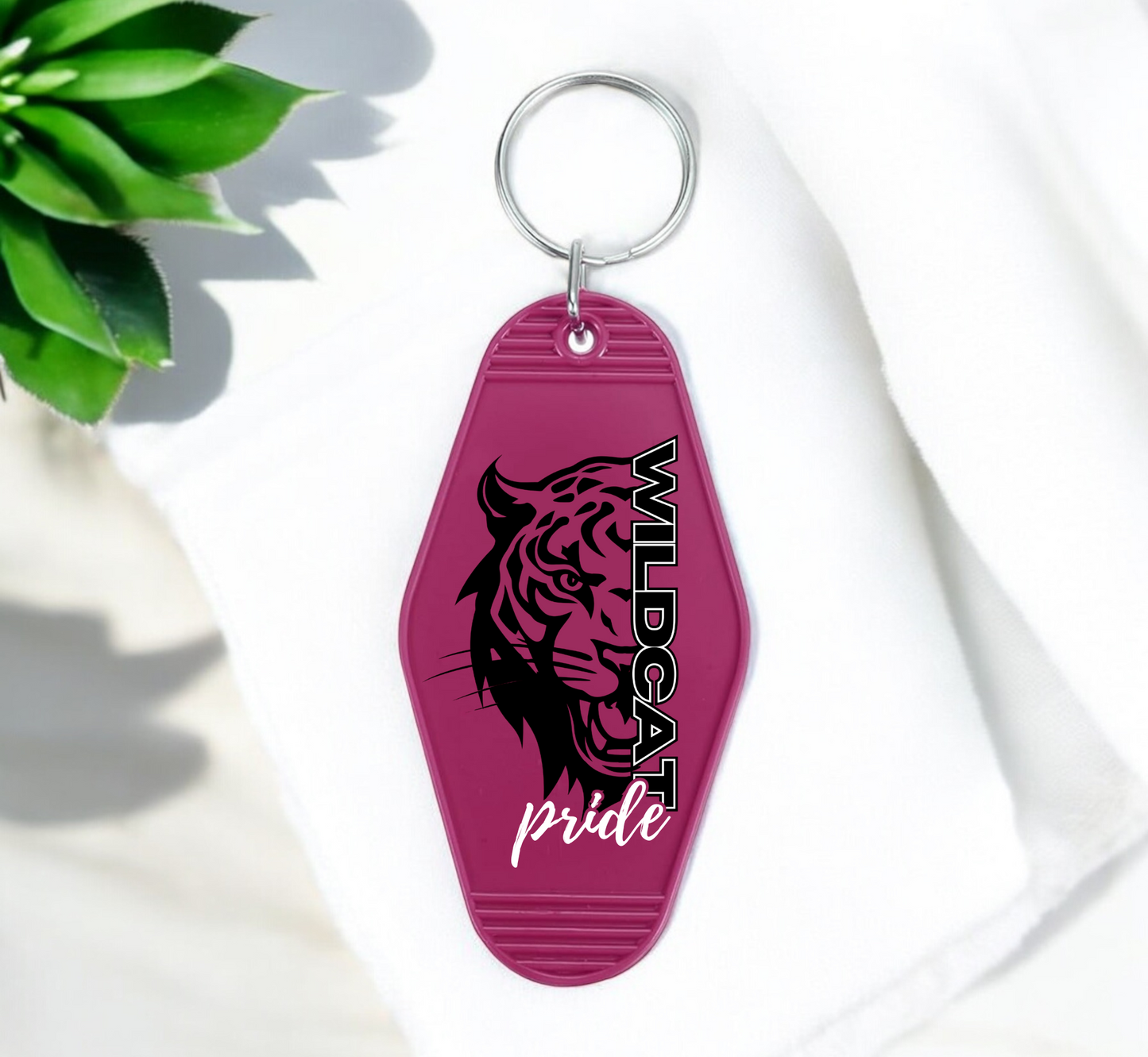 WILDCAT PRIDE Motel Keychain