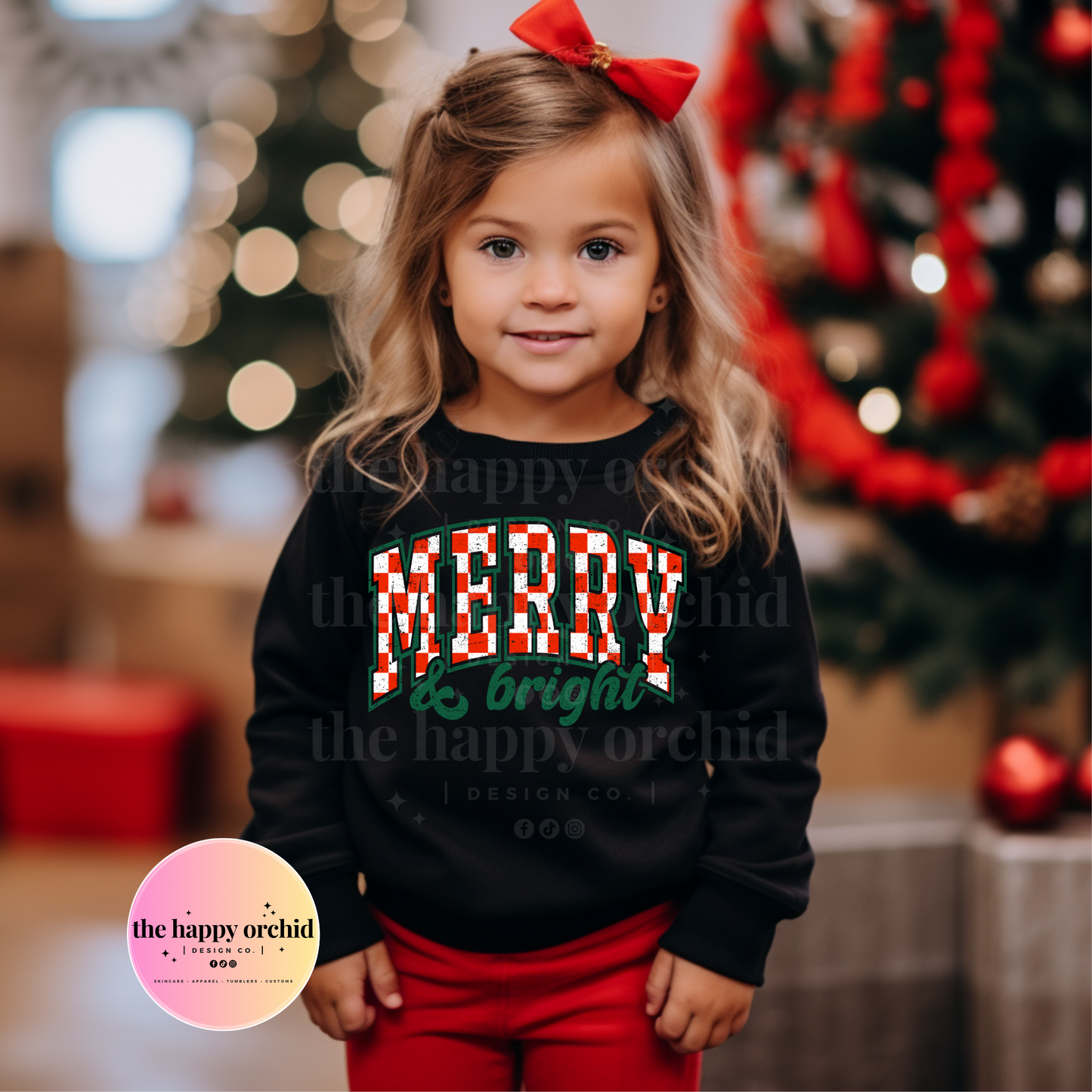 Youth MERRY & BRIGHT Top