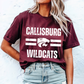 CALLISBURG WILDCATS Logo tee