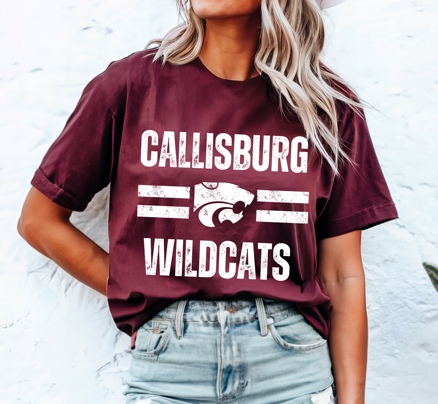 CALLISBURG WILDCATS Logo tee