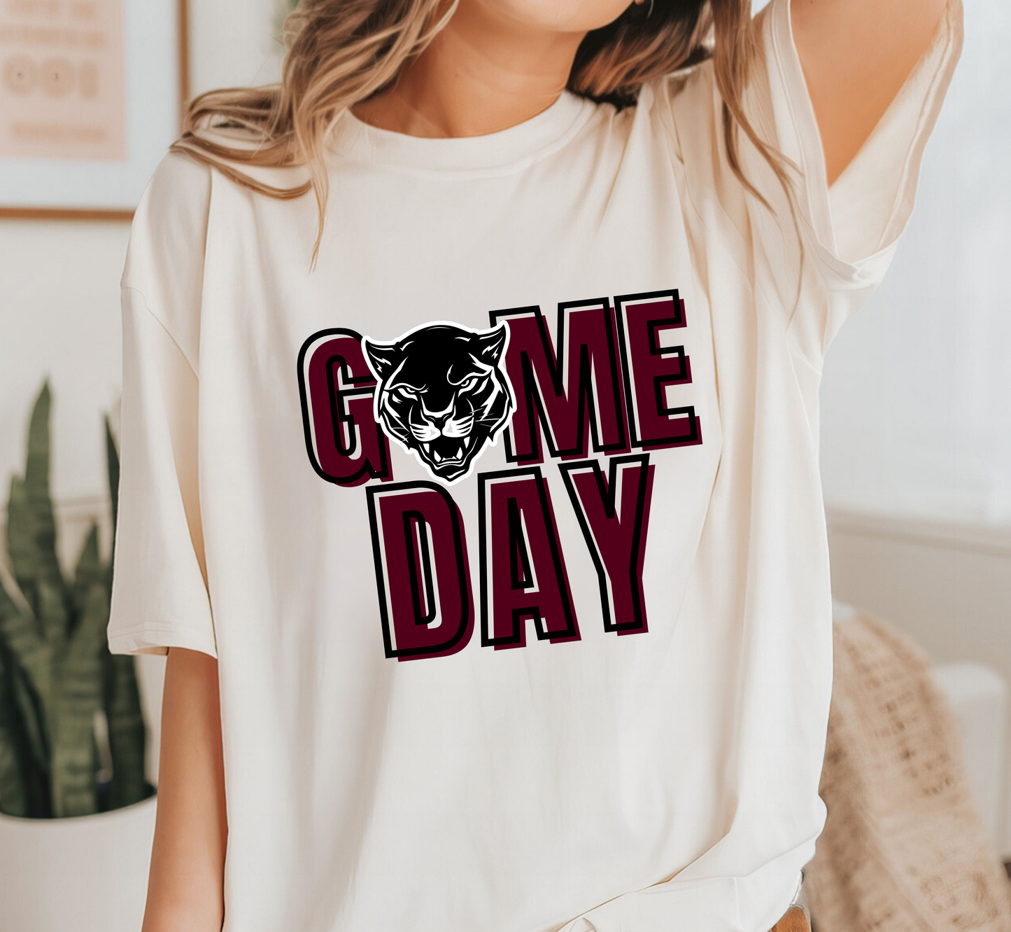 GAME DAY PANTHERS tee