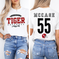 TIGER FOOTBALL MOM - SACRED HEART Personalized Tee