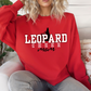 LEOPARD CHEER MOM Top