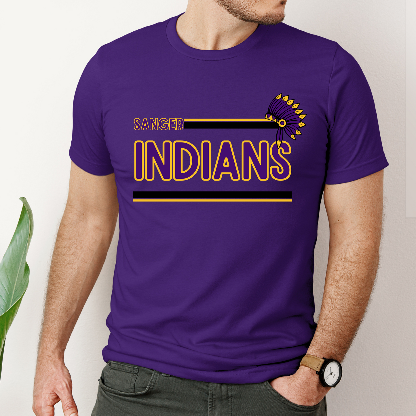 SANGER INDIANS tee