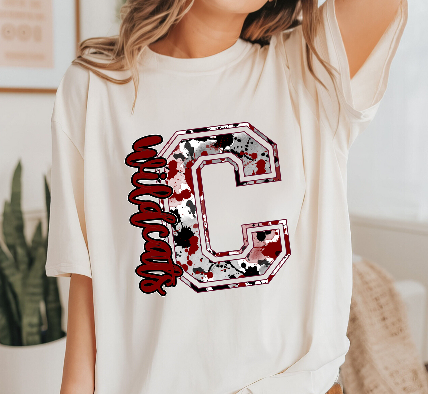 WILDCATS Color Spash tee