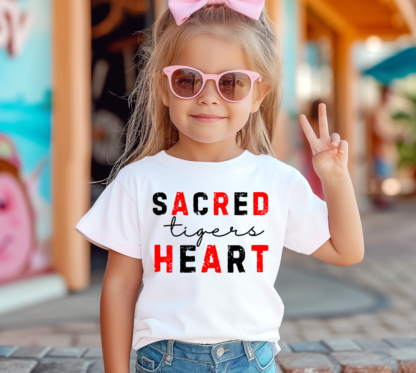 Youth SACRED HEART TIGERS Top