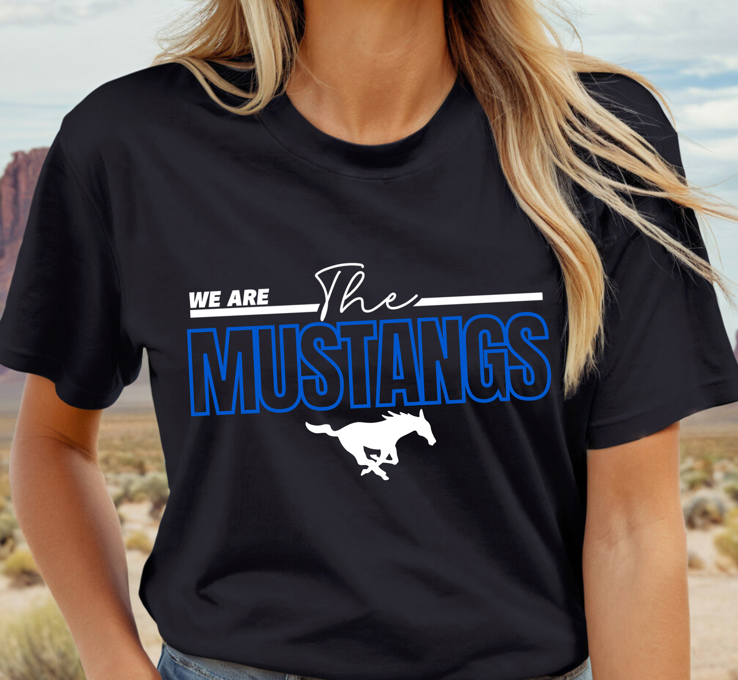 WE ARE THE MUSTANGS tee