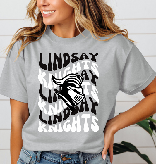 LINDSAY KNIGHTS Retro Wave tee