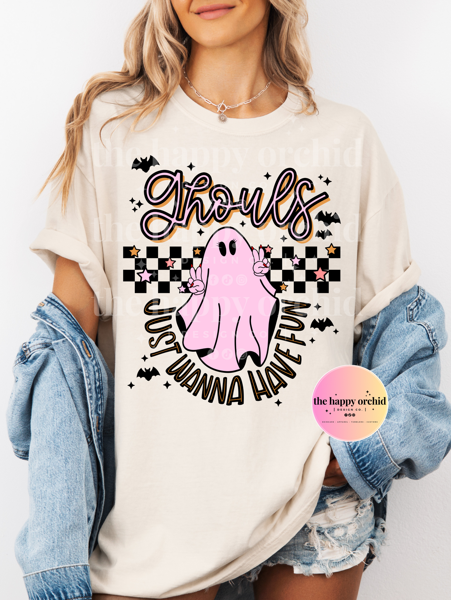 GHOULS JUST WANNA HAVE FUN Color Blast Top