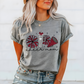 WILDCAT CHEER MOM Faux Glitter tee