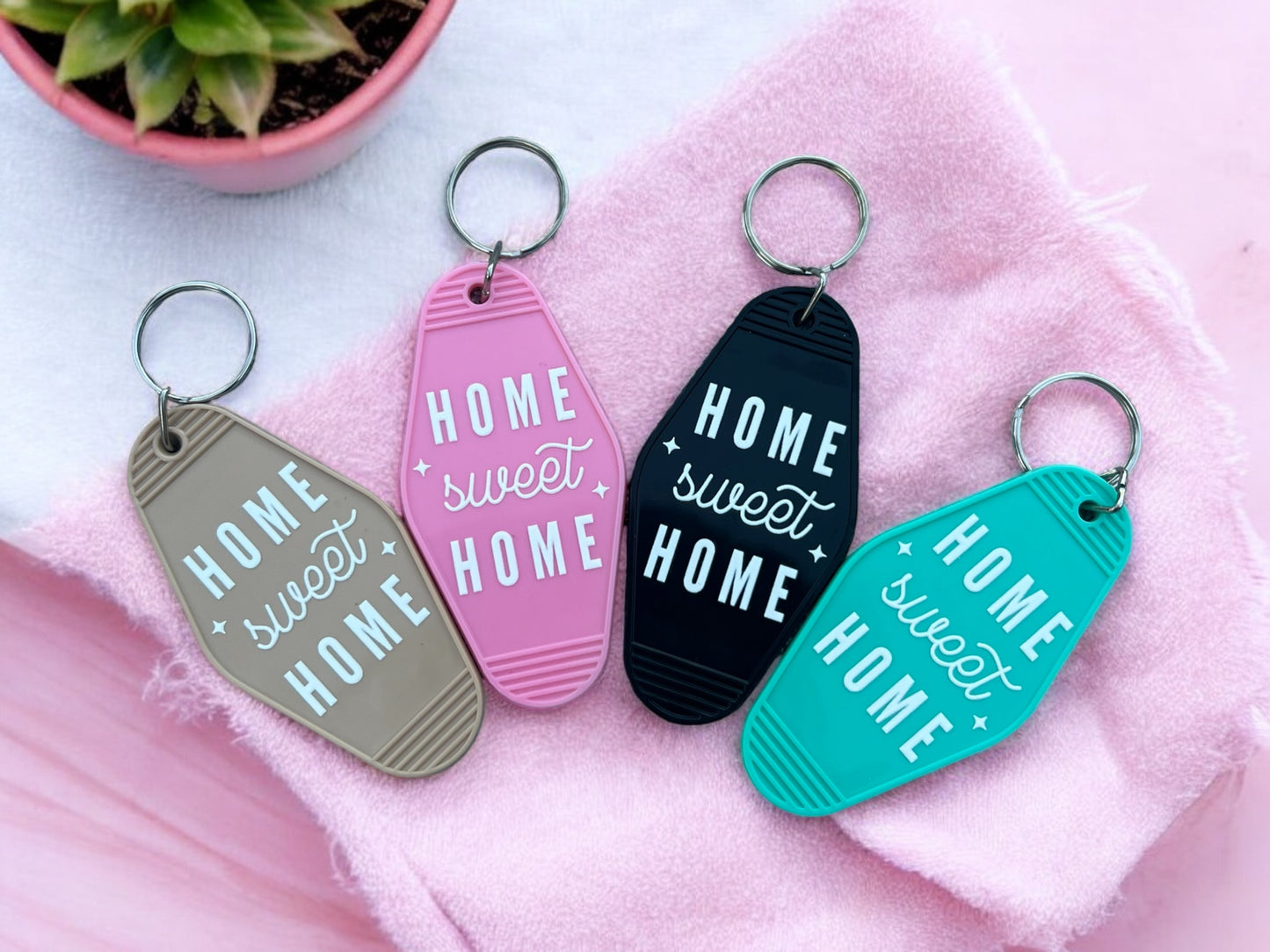 HOME SWEET HOME Motel Keychain