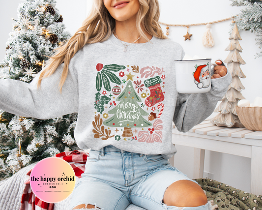 BOHO MERRY CHRISTMAS Top