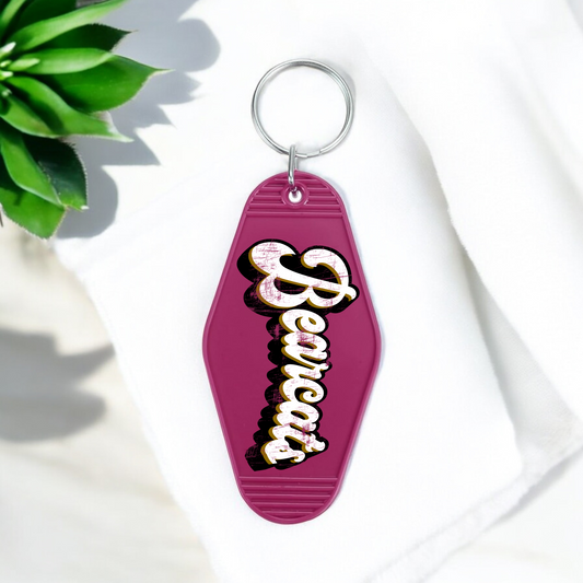 RETRO BEARCATS Motel Keychain