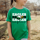 Youth EAGLES Stacked Top