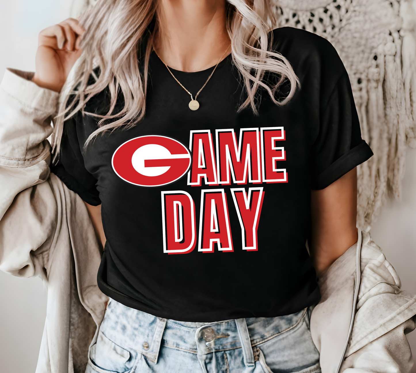 GAME DAY LEOPARDS tee