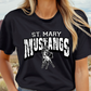 ST. MARY MUSTANGS Grunge tee