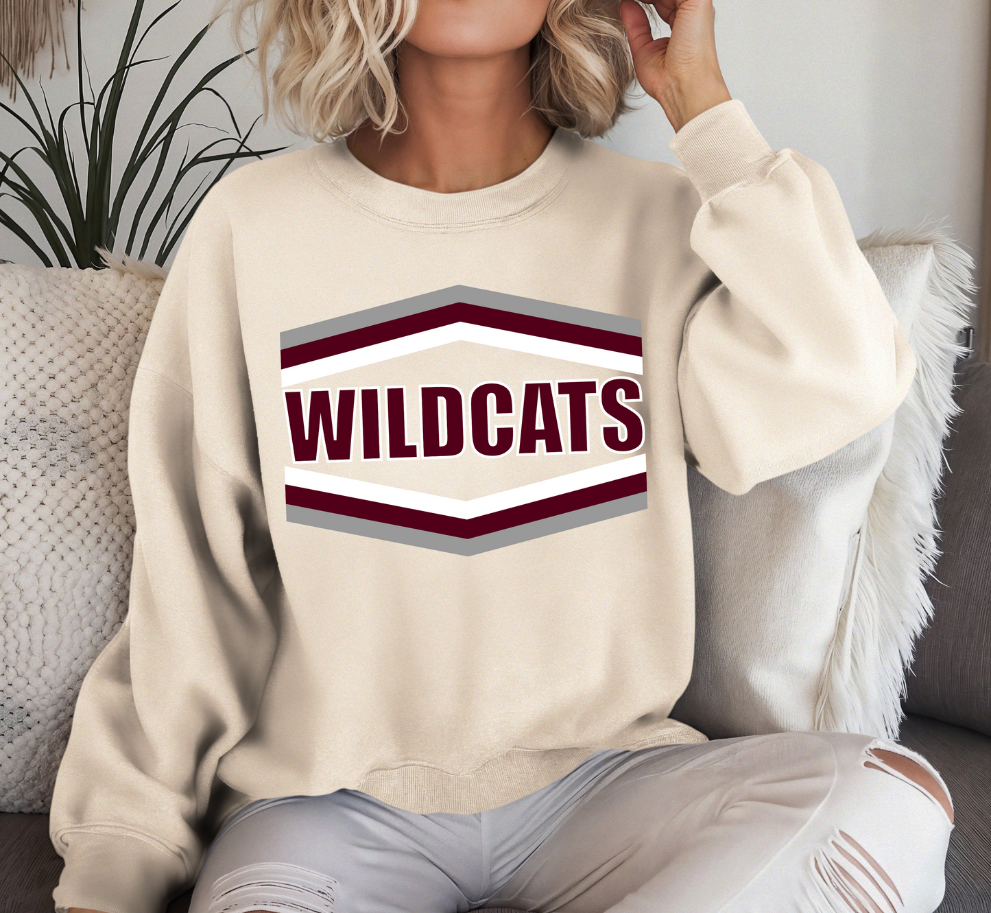 WILDCATS ARROW BLOCK top