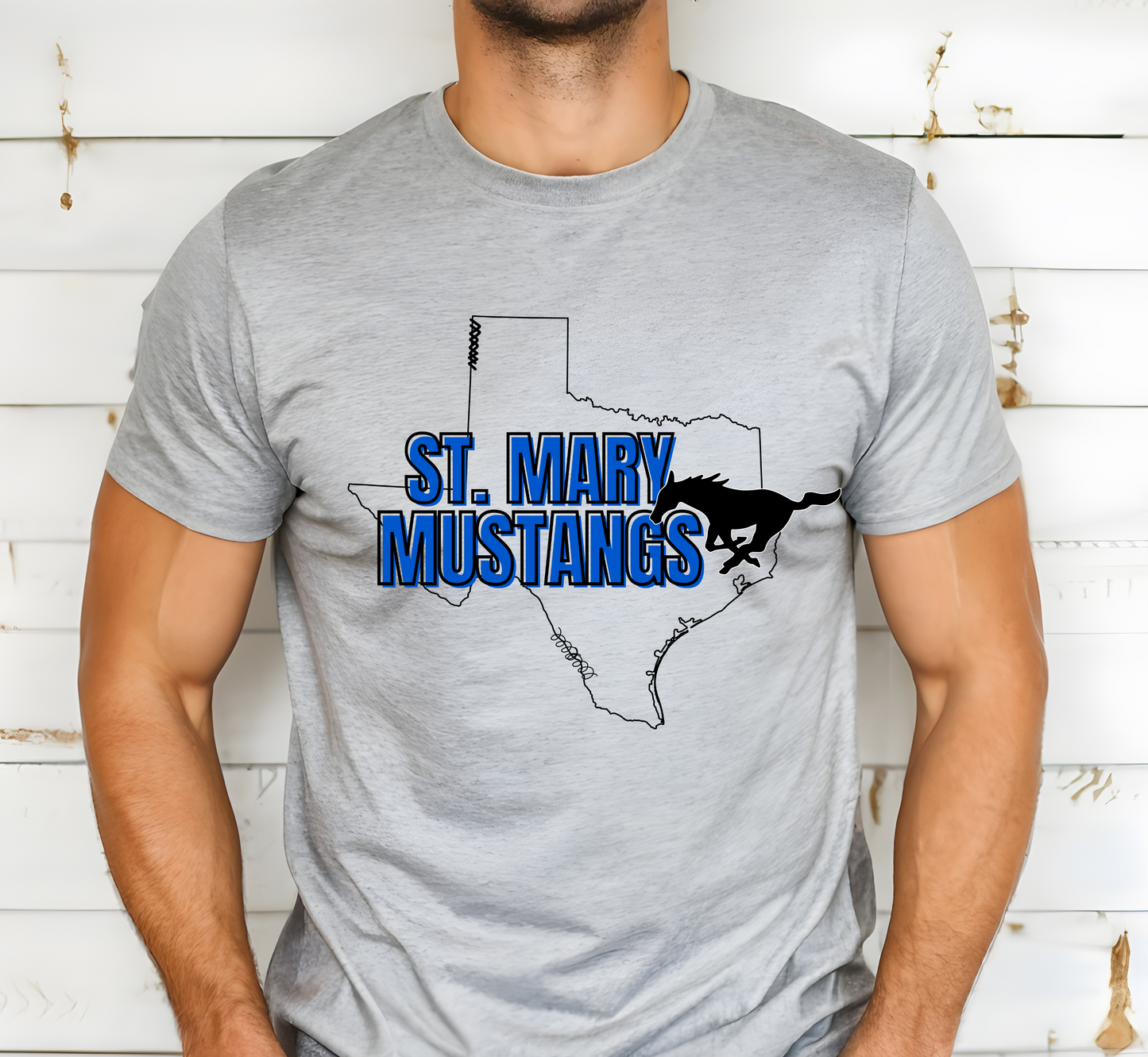 ST. MARY MUSTANG Vintage tee