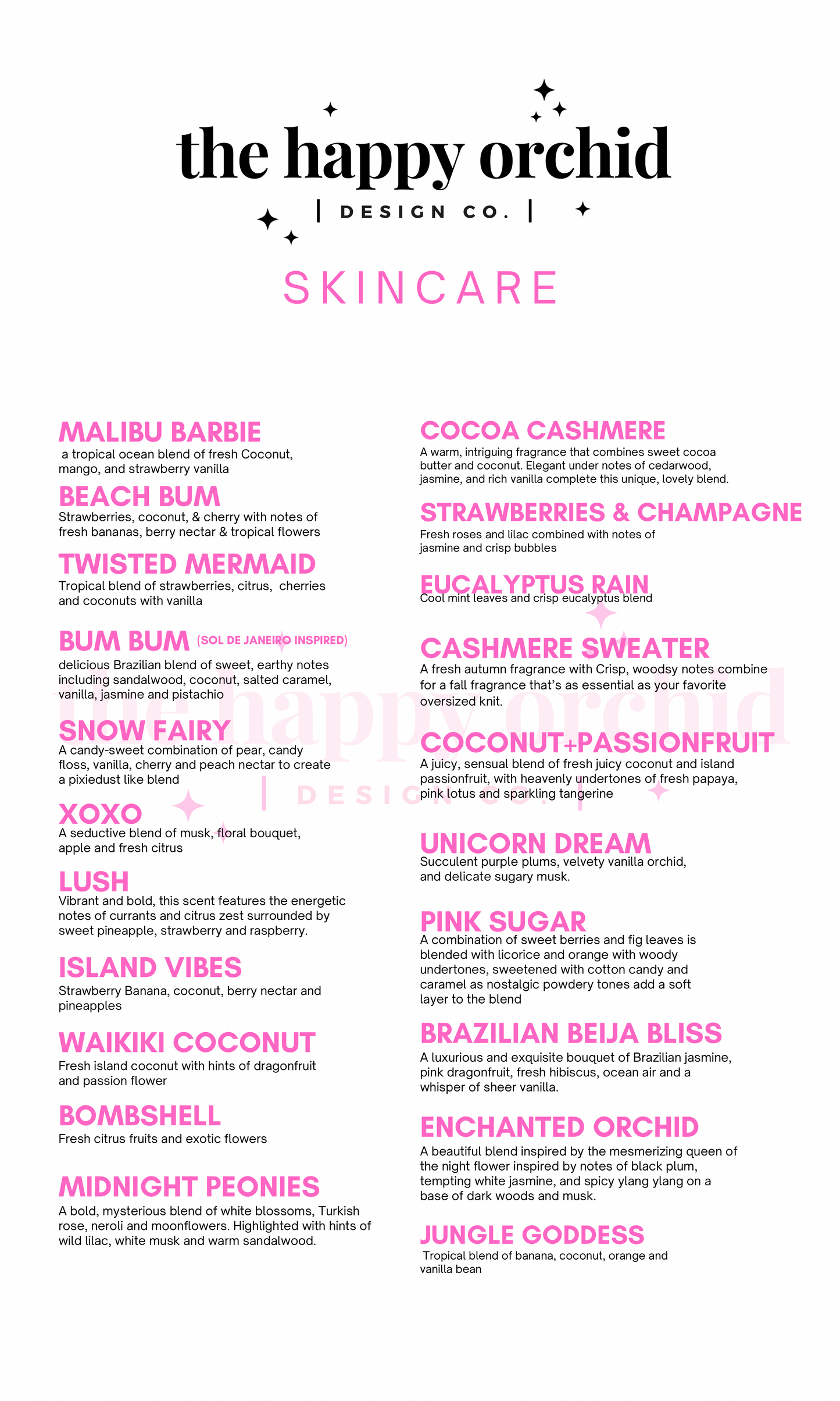 SIGNATURE SUGAR SCRUBS