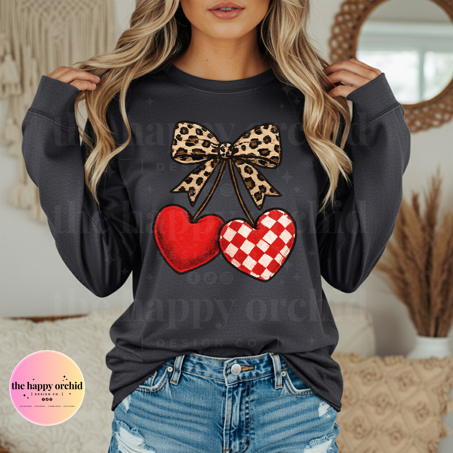 (NEW) CHERRY HEARTS Valentine’s Top