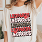 LEOPARDS Stacked tee