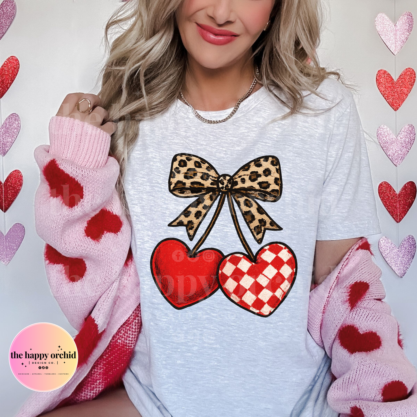 (NEW) CHERRY HEARTS Valentine’s Top