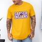 SANGER INDIANS Logo tee