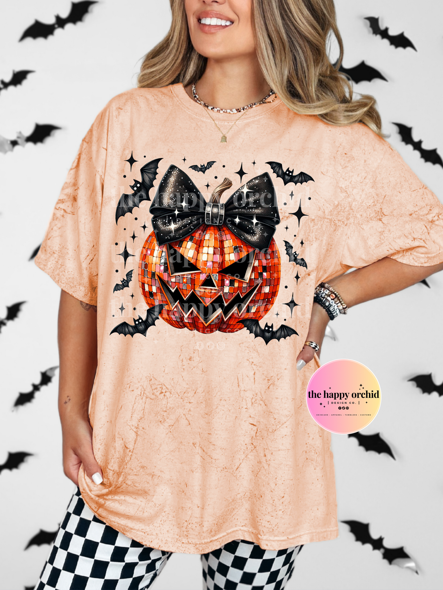 DISCO JACK-O-LANTERN  Color Blast Top