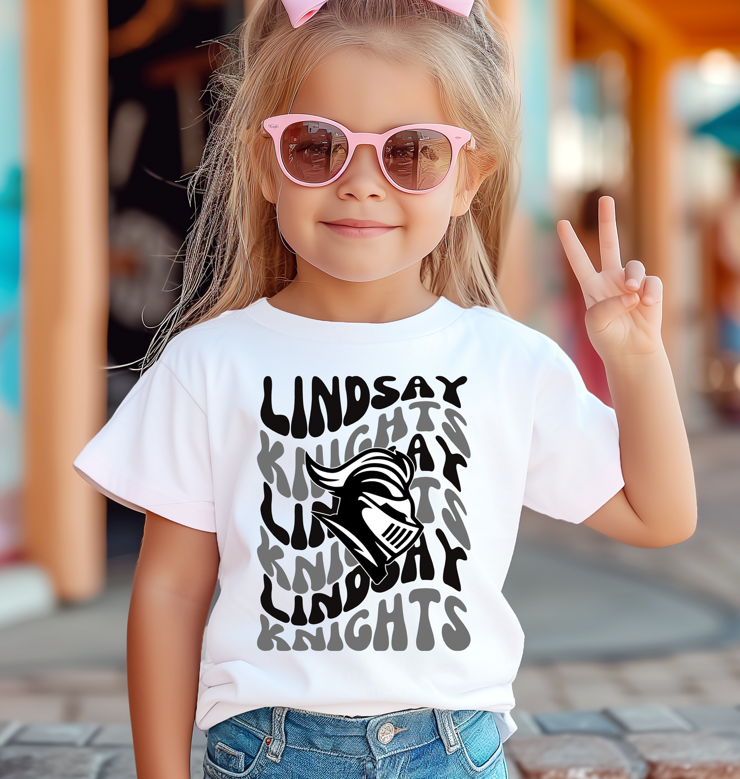 Youth LINDSAY KNIGHTS Retro Wave Top