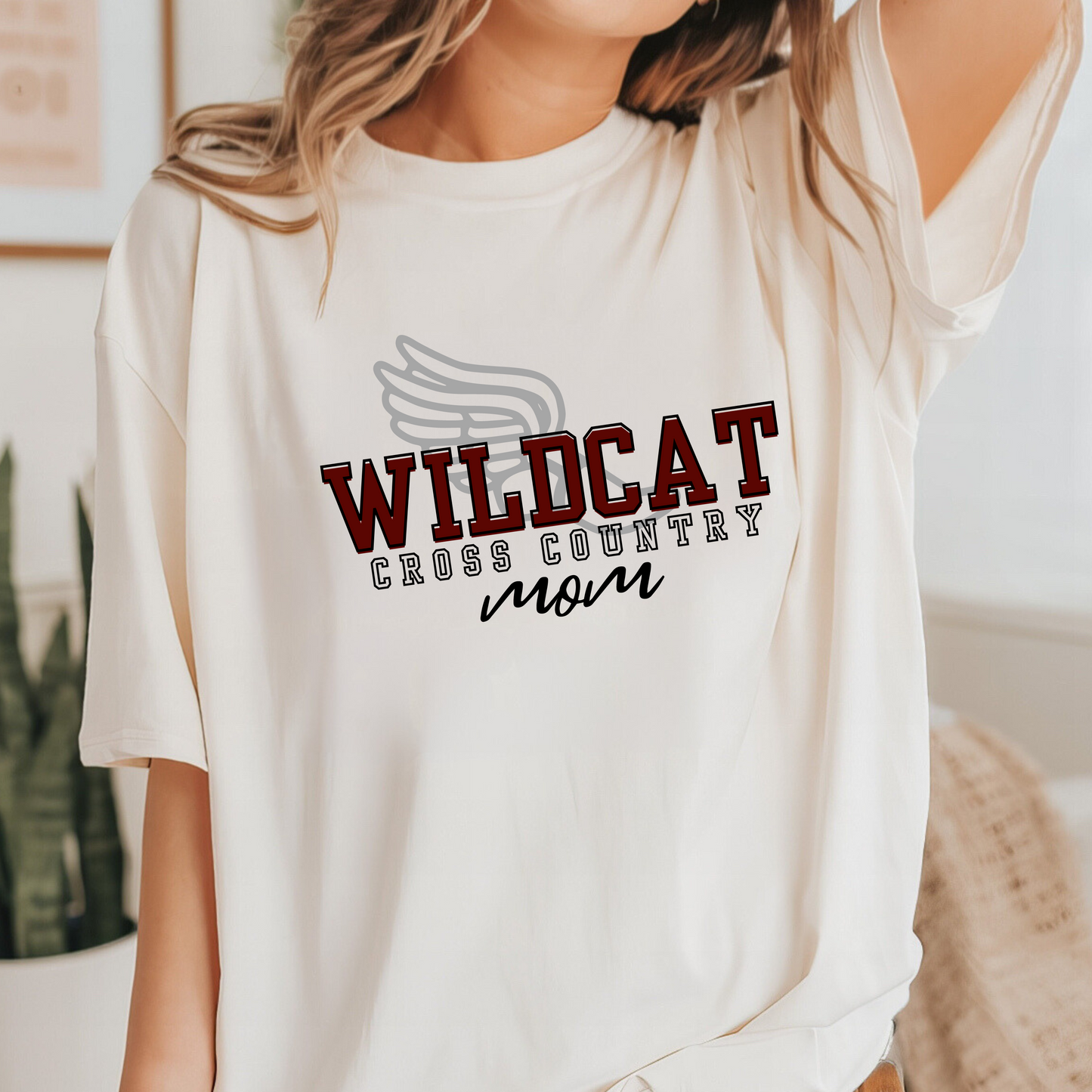 WILDCAT CROSS COUNTRY MOM tee