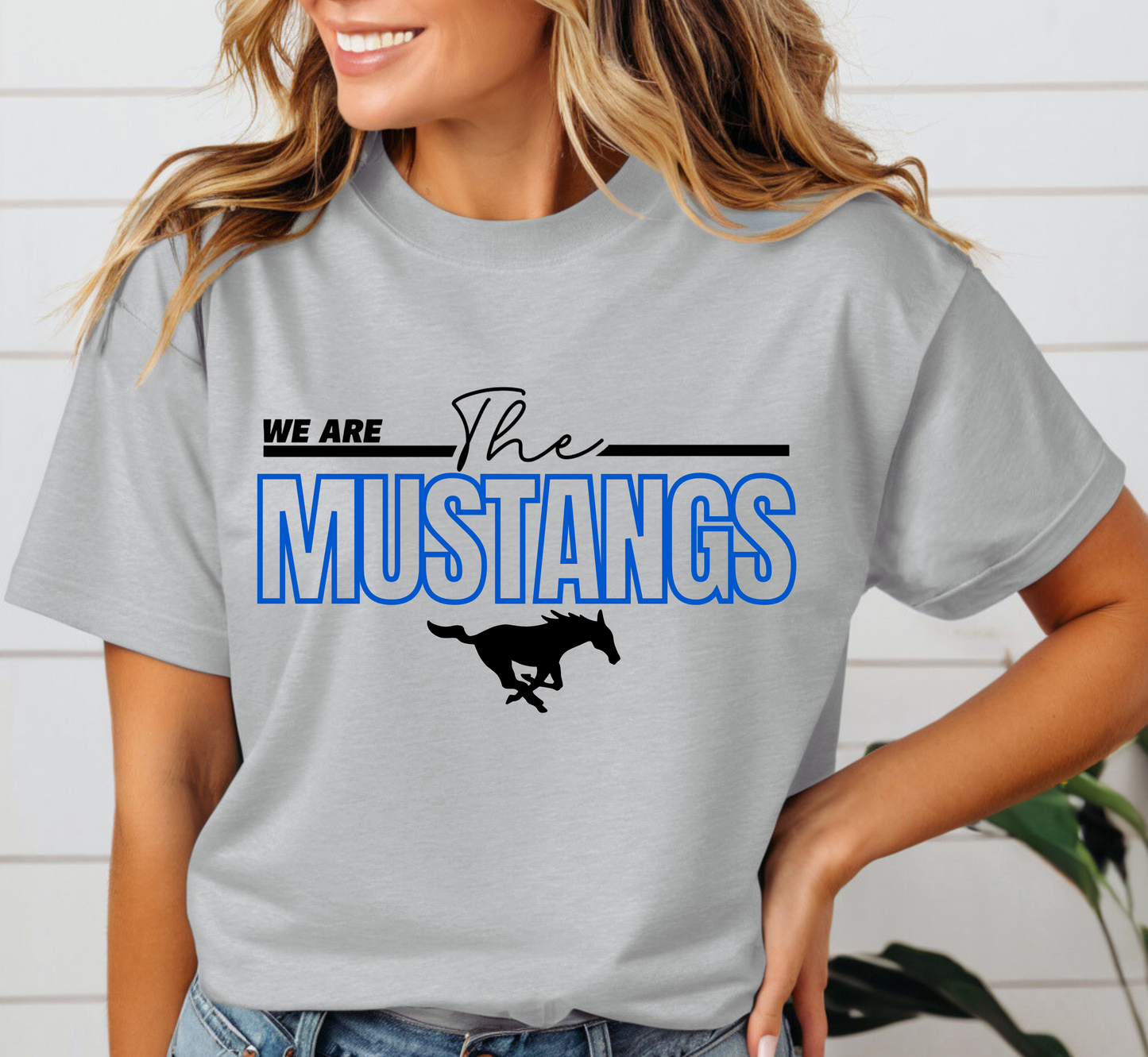 WE ARE THE MUSTANGS tee