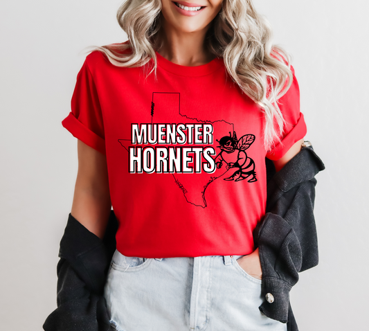 VINTAGE MUENSTER HORNETS tee