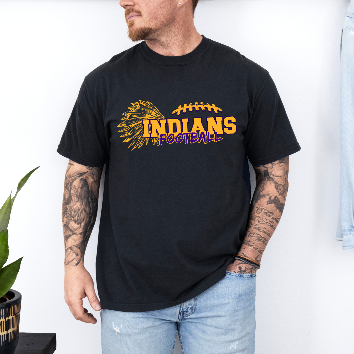 INDIANS FOOTBALL tee