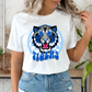 TIGERS Retro Faux Glitter tee