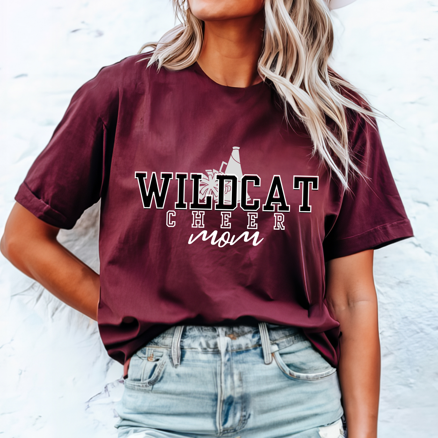 WILDCAT CHEER MOM tee