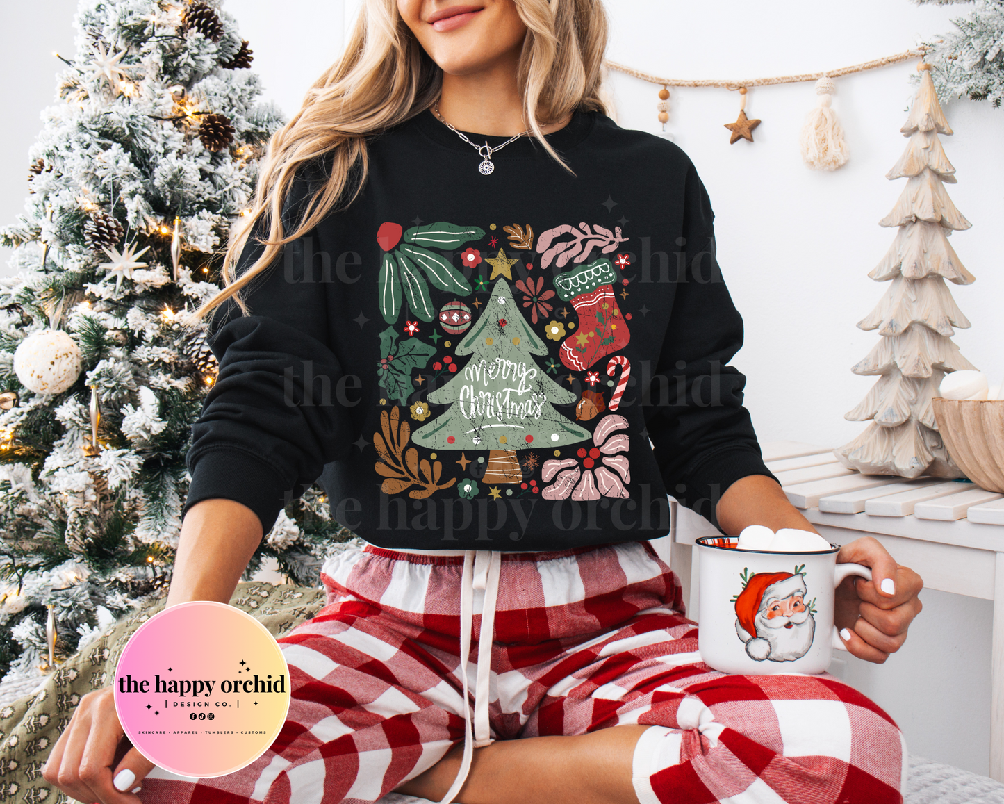 BOHO MERRY CHRISTMAS Top